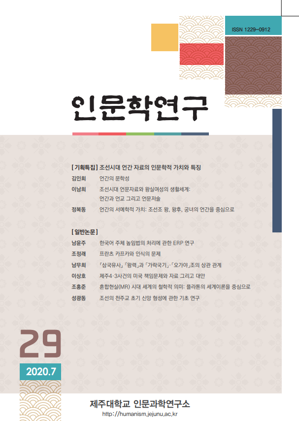 인문학연구 29집